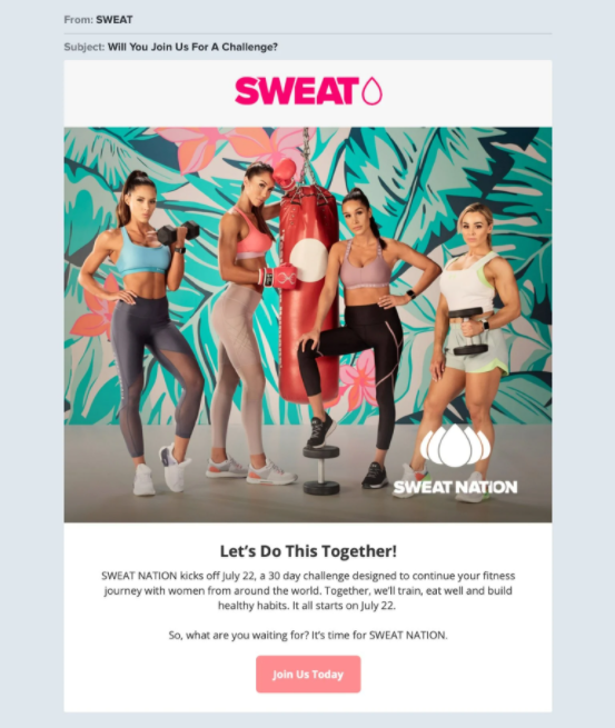 Best fitness emails